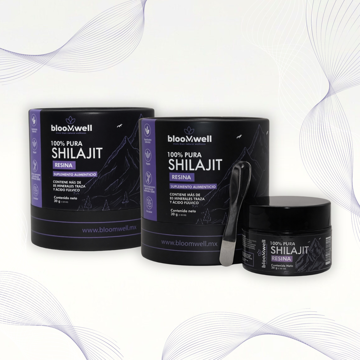 Combo Energía Brutal |  Pack 2 Resinas de Shilajit 100% Pura | Energía y Vitalidad