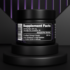 Resina de Shilajit 100% Pura – Energía y Vitalidad