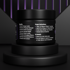 Resina de Shilajit 100% Pura – Energía y Vitalidad